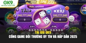 Tài Xỉu OK9 - Cổng Game Đổi Thưởng Uy Tín và Hấp Dẫn 2025